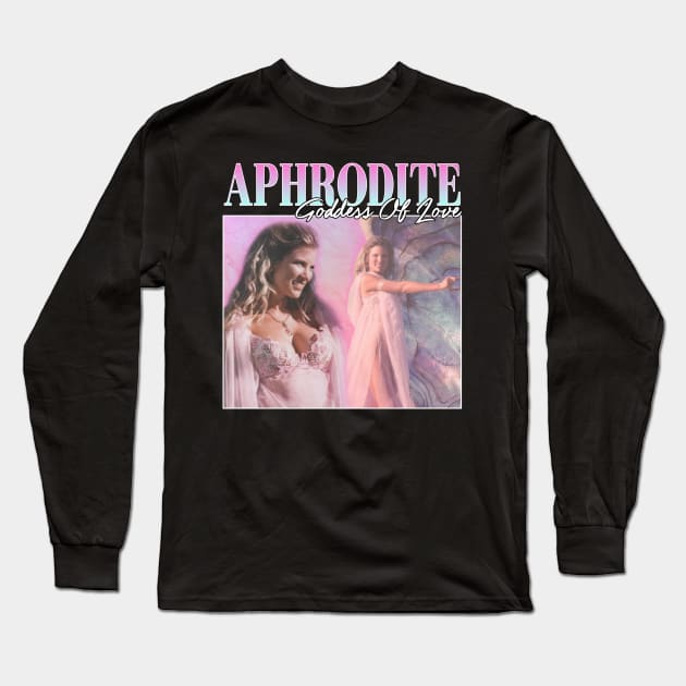 Aphrodite Retro Long Sleeve T-Shirt by CharXena